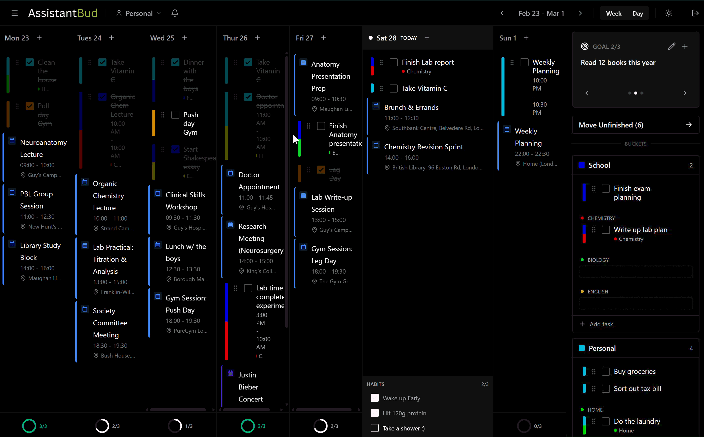 AssistantBud planner overview